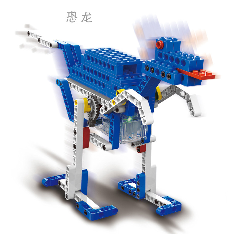 WANGE 1404 Power machinery: engine, folding chair, impact hammer, dinosaur 3