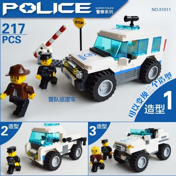 WANGE 51011 Police Patrol Vehicles 1