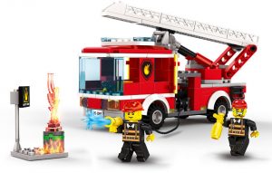 WANGE 2625 Fire Brigade: Ladder Fire Truck 0