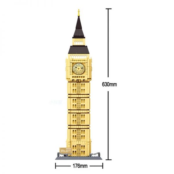 WANGE 5216 Big Ben Elizabeth Tower London UK Blocks 2 - WANGE Block