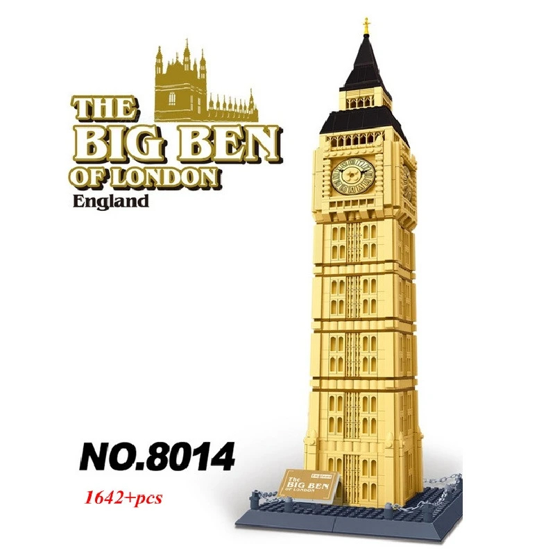 WANGE 5216 Big Ben, Elizabeth Tower, London, UK Blocks