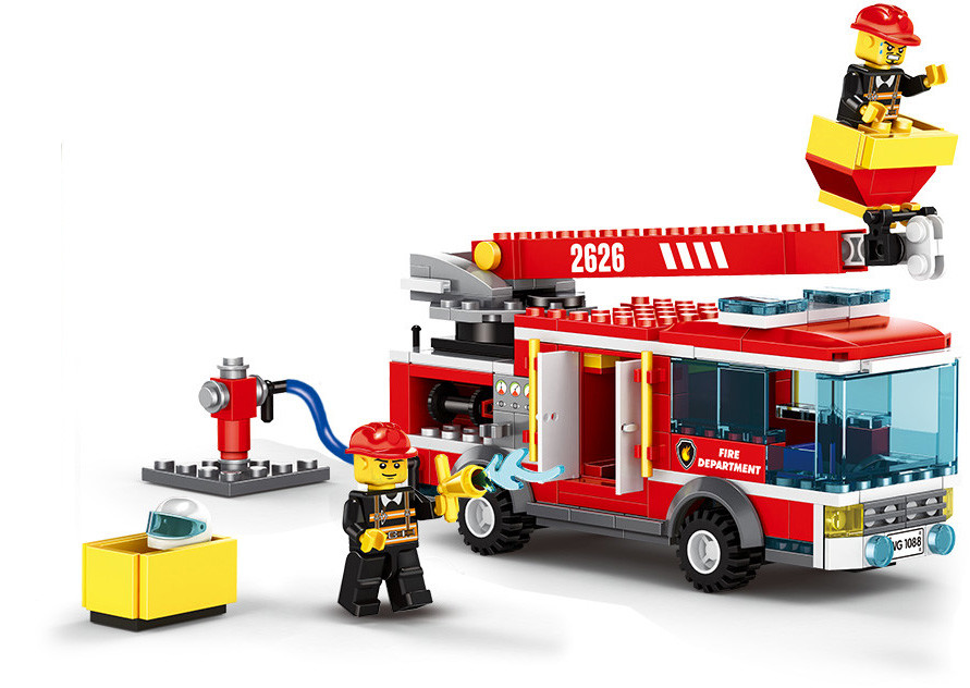 WANGE 2626 Fire Brigade: Ascending Platform Fire Truck 0