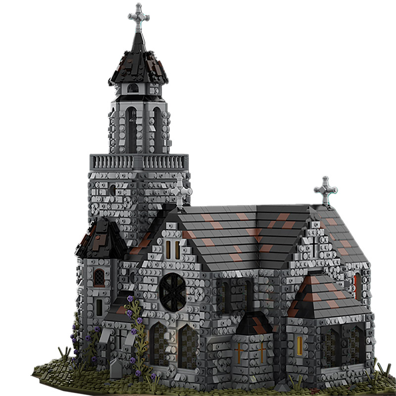 Medieval Cathedral MOC 76813 1 - WANGE Block