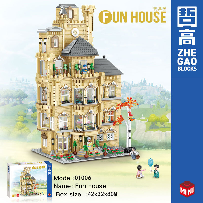 ZheGao 01006 Creator Expert Fun House 3 - WANGE Block