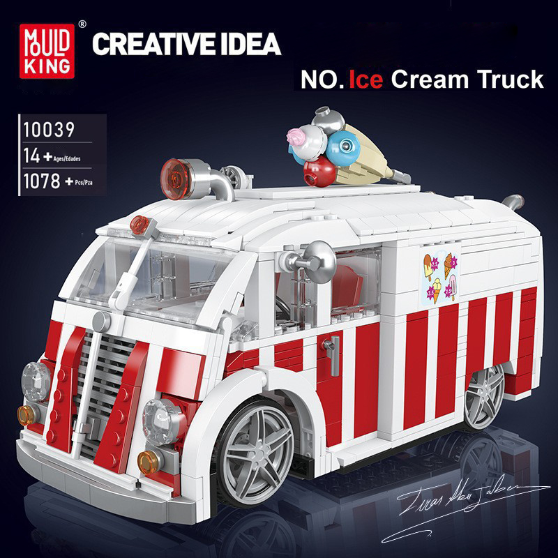 Mould King 10039 Ice Cream Truck 4 - WANGE Block