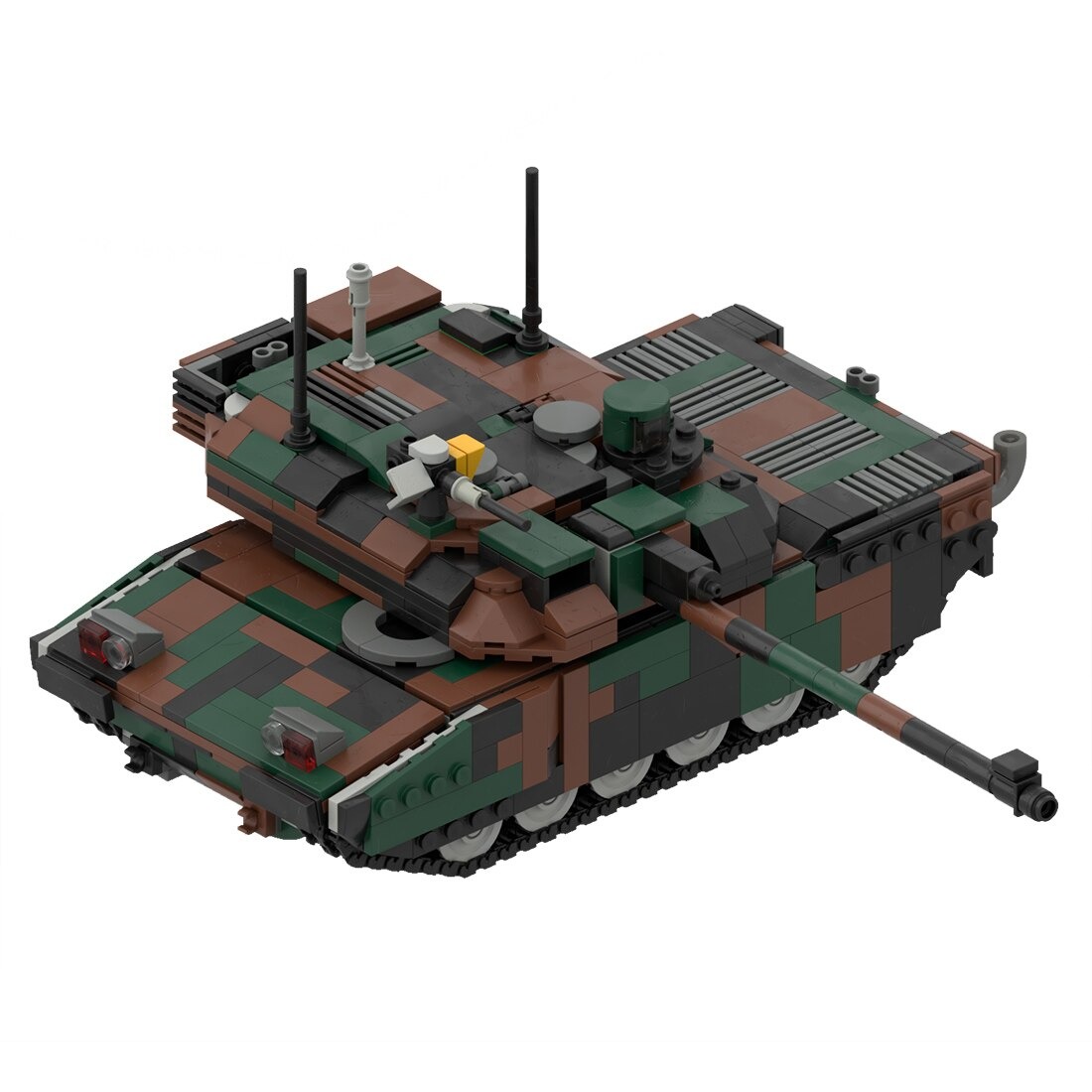 moc 34858 leclerc main battle tank model main 2 - WANGE Block