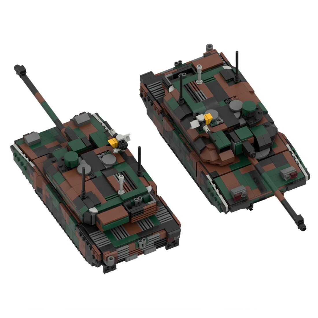 moc 34858 leclerc main battle tank model main 4 - WANGE Block