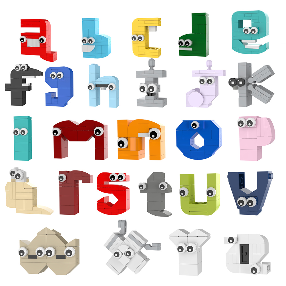 498PCS Alphabet Lore – Joy Bricks