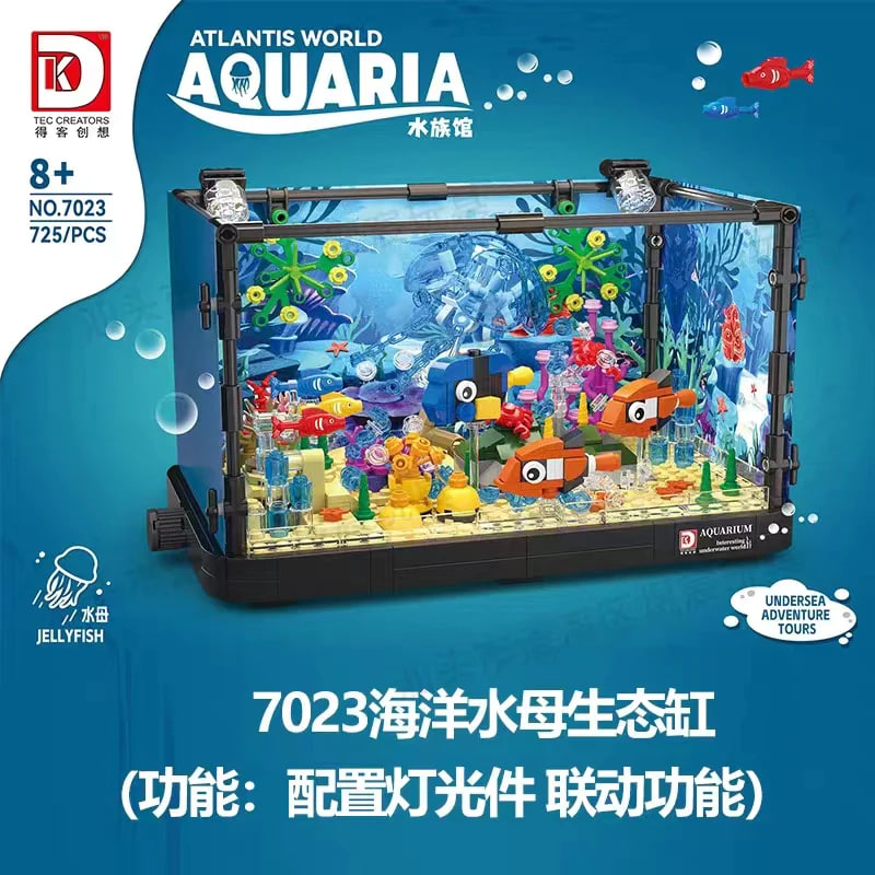 DK 7023 7024 Atlantis World Aquaria 6 1 - WANGE Block