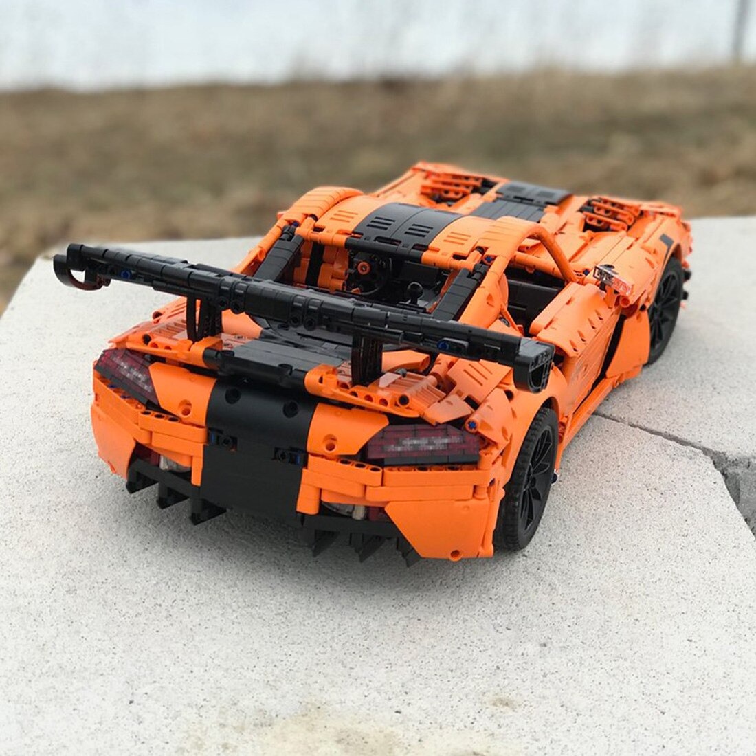authorized moc 13655 orange supercar mod main 1 - WANGE Block