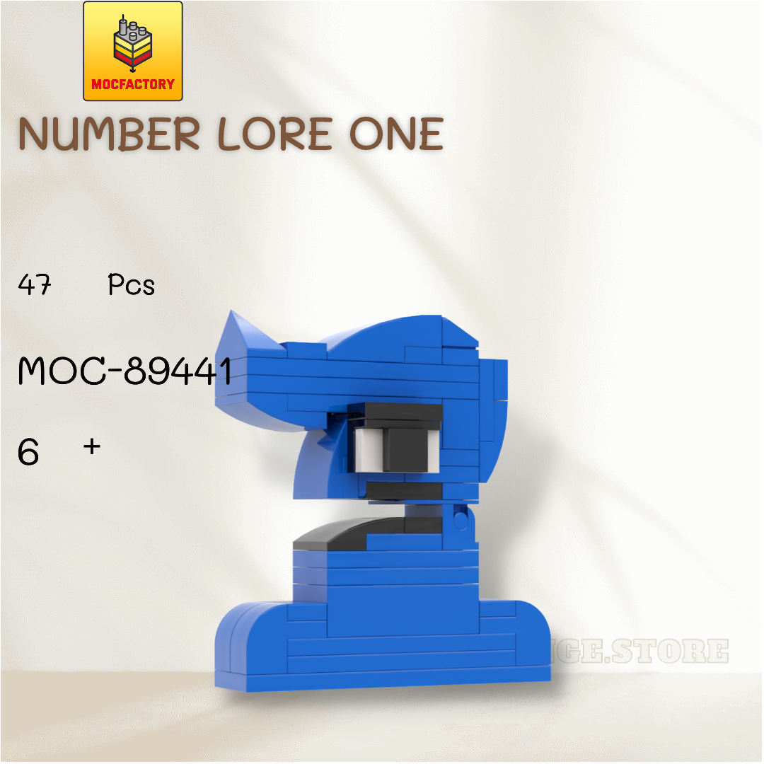 MOC Factory 89441 Number Lore One with 47 Pieces