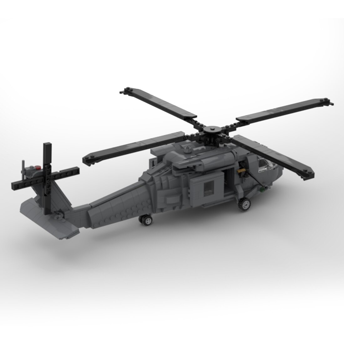 moc 127128 military helicopter diy build main 2 - WANGE Block