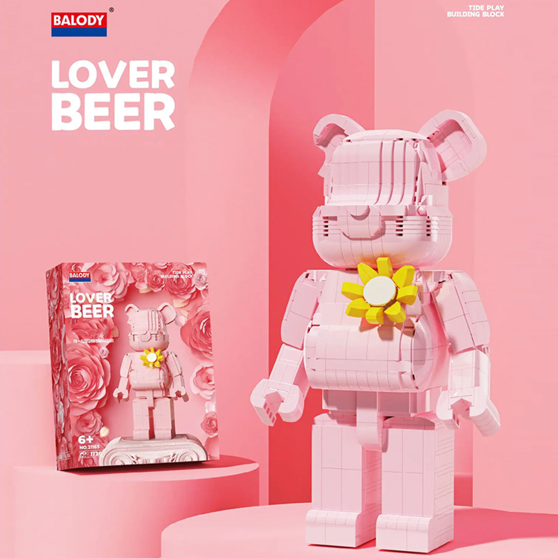 BALODY 21165 Creator Idea Pink Lover Beer 5 - WANGE Block