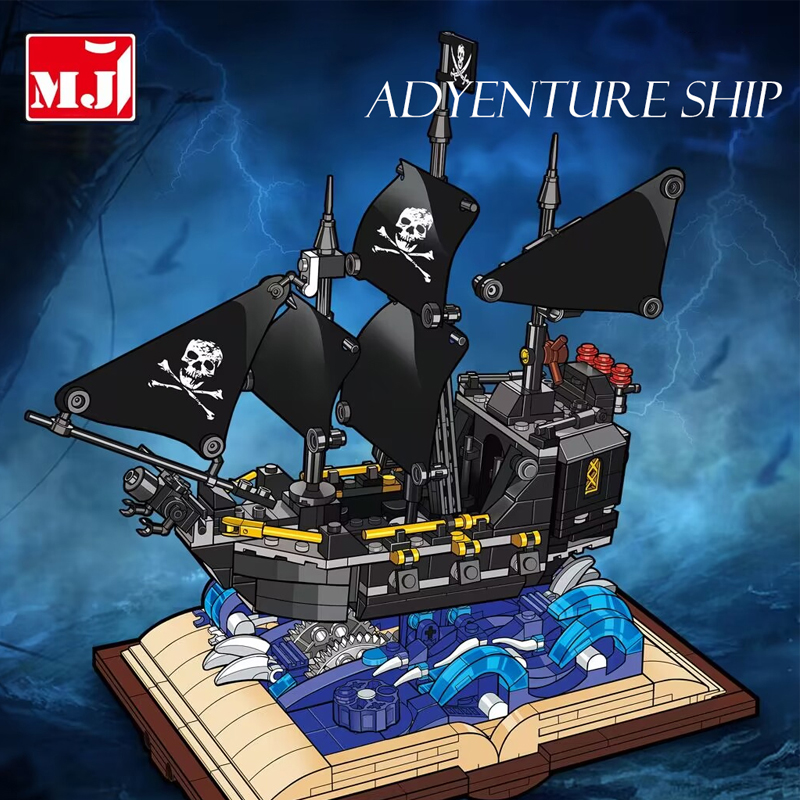 MJI 13019 Pirates Adyenture Ship Book 2 - WANGE Block