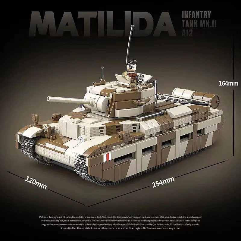 Matilida Infantry Tank MK.II A12 1 - WANGE Block