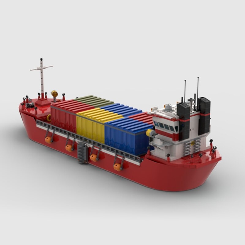 moc building blocks ship model series ur main 2 - WANGE Block