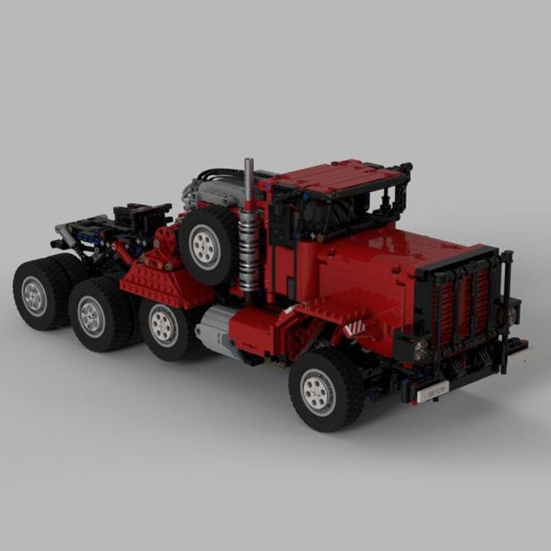 moc building blocks truck model heavy eq main 1 - WANGE Block