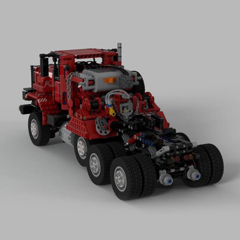 moc building blocks truck model heavy eq main 2 - WANGE Block