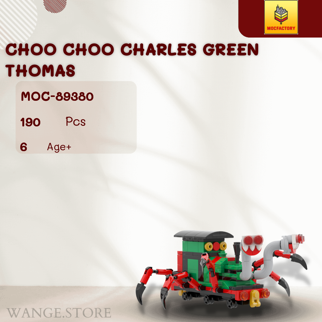 Choo Charles Large Version MOCBRICKLAND 89483 Movies and Games