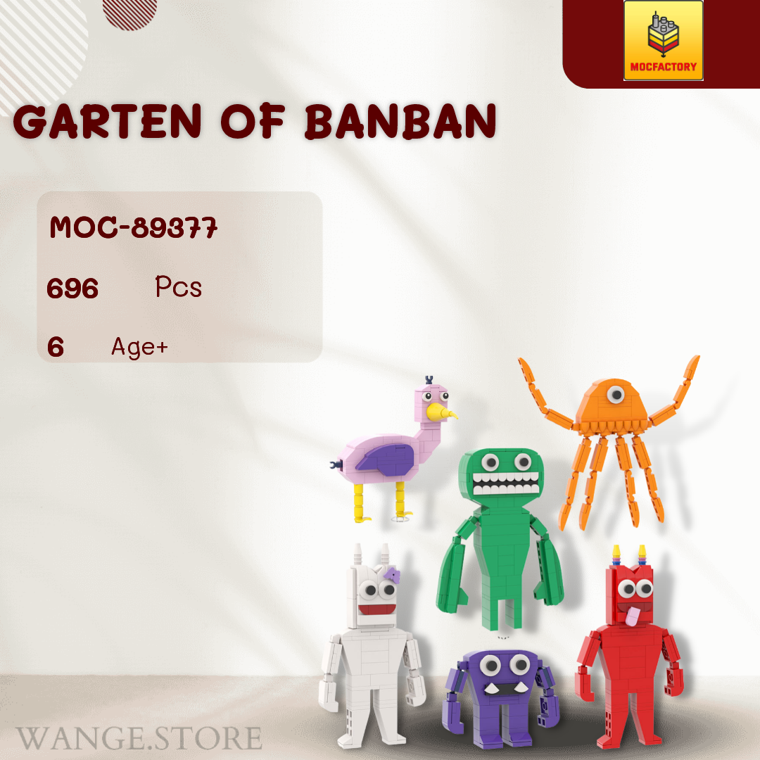 MOC Factory Movies and Games 89363 Garten of Banban 3 Dr