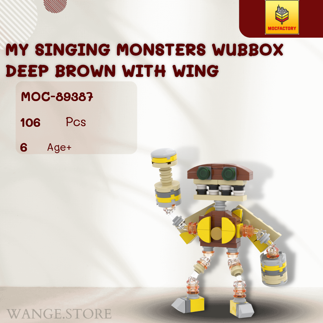 MOC Factory Block 89343 My Singing Monsters Wubbox Creator Expert