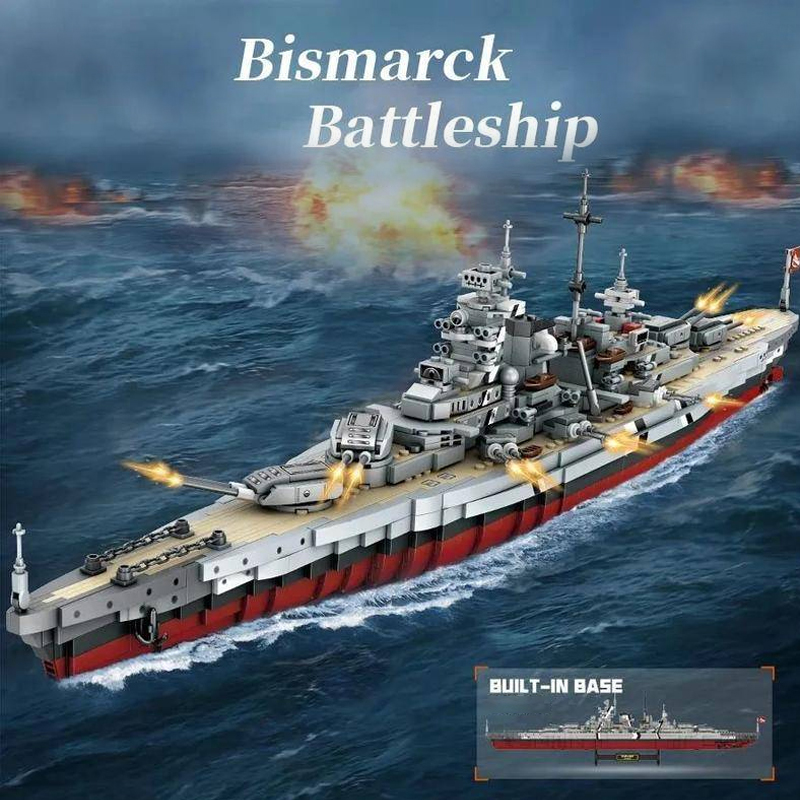 Forange FC4201 Bismarck Class Battleship 5 - WANGE Block