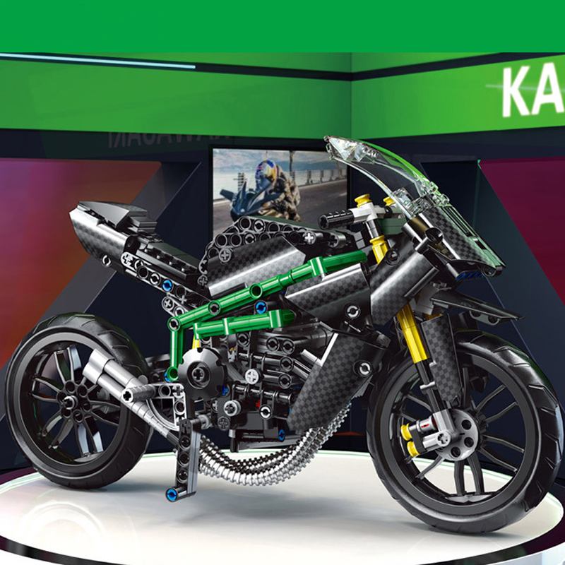Mould King 23002 KAWASAKI H2R Motorcycle 1 - WANGE Block