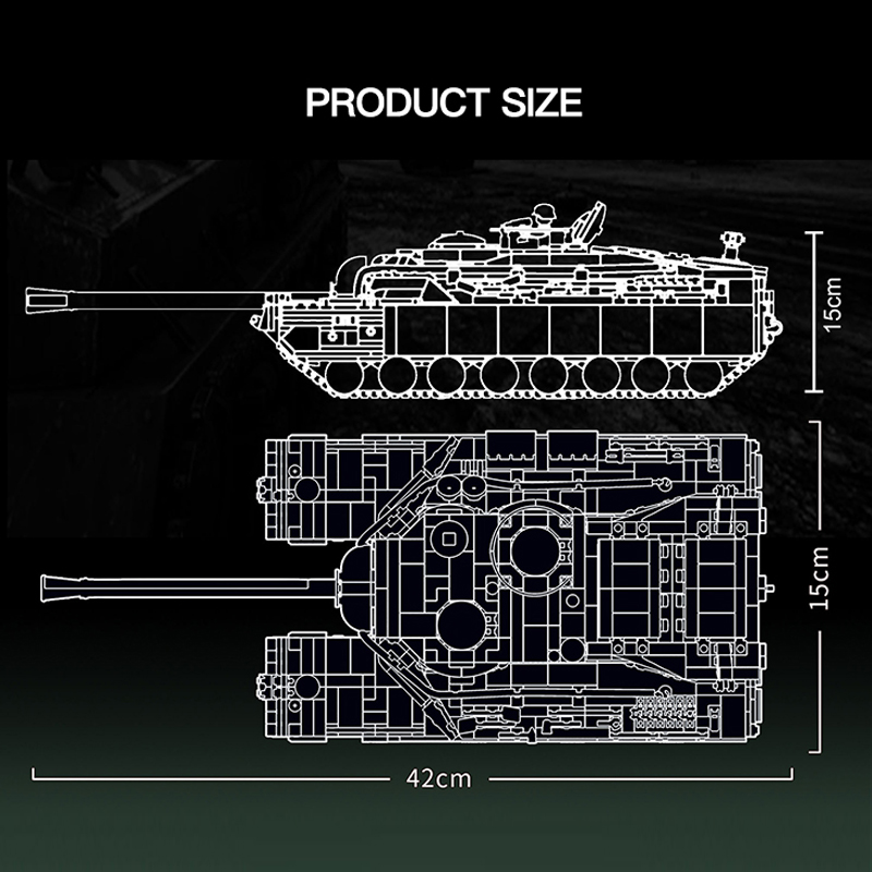 Panlos 628010 T28 Heavy Tank 1 - WANGE Block