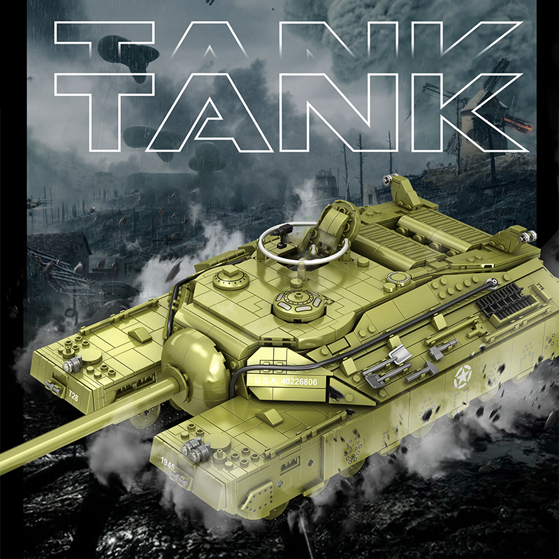Panlos 628010 T28 Heavy Tank 3 - WANGE Block