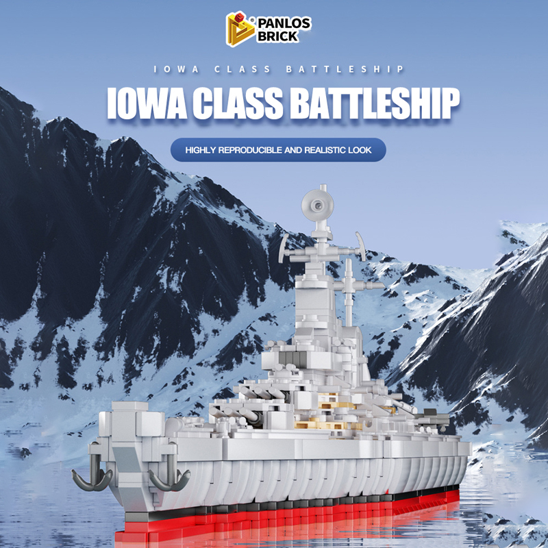 Panlos 637010 Iowa Class Battleship 5 1 - WANGE Block