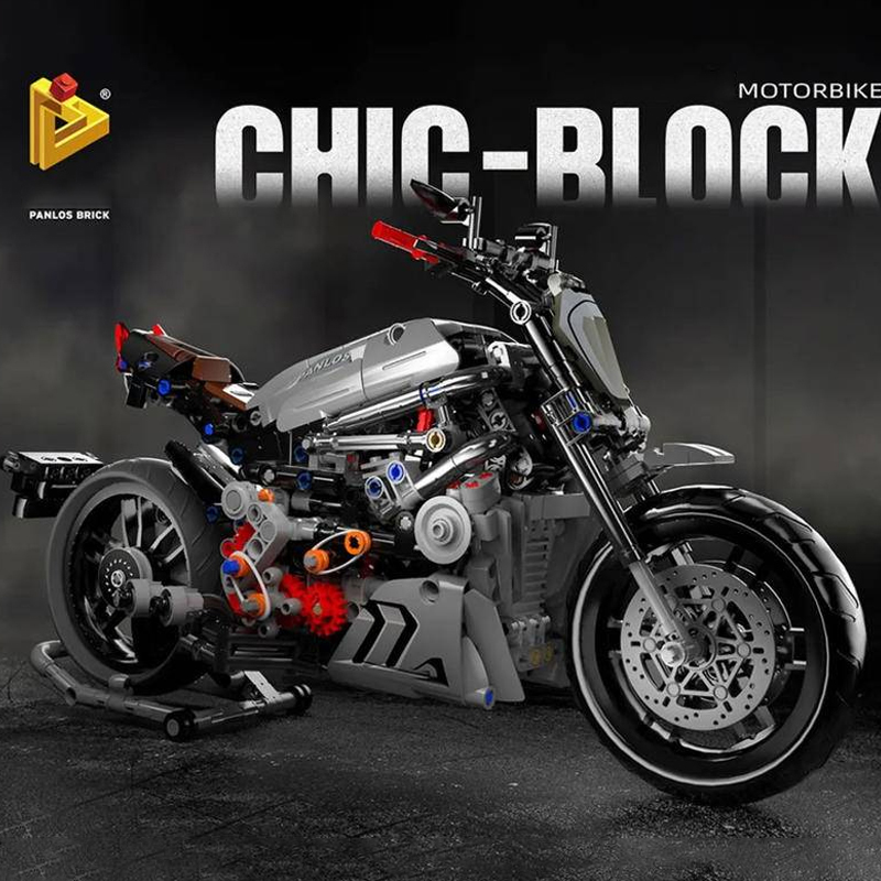 Panlos 672002 CHIC Block Motorbike 5 - WANGE Block