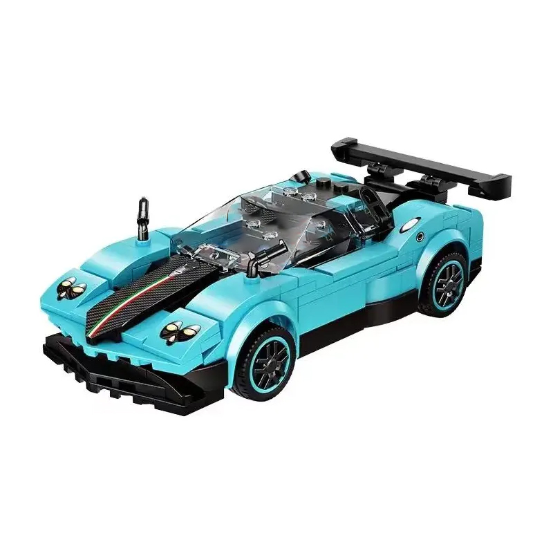 Speed Champions Blue Racer Car 2 - WANGE Block
