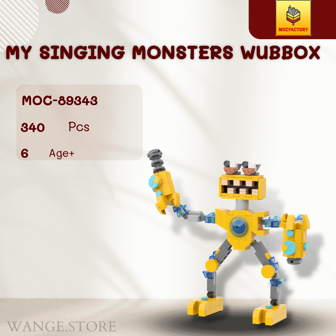 MOC Factory MOC-89393 My Singing Monsters Wubbox Orange Movies and Games