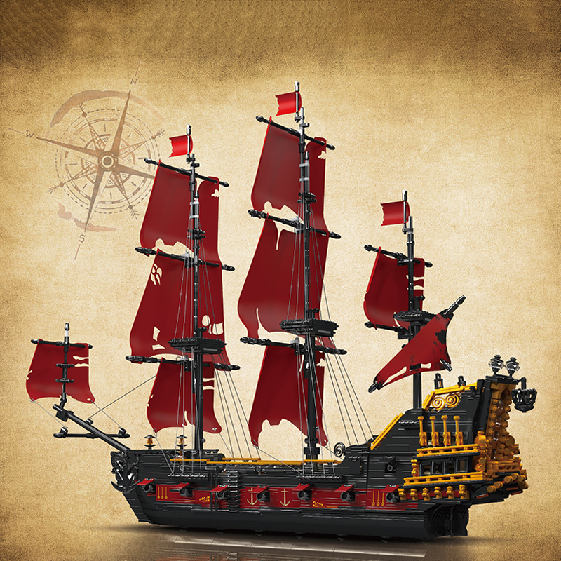 MOULD KING 13109 Pirates of QA Ship 2 - WANGE Block