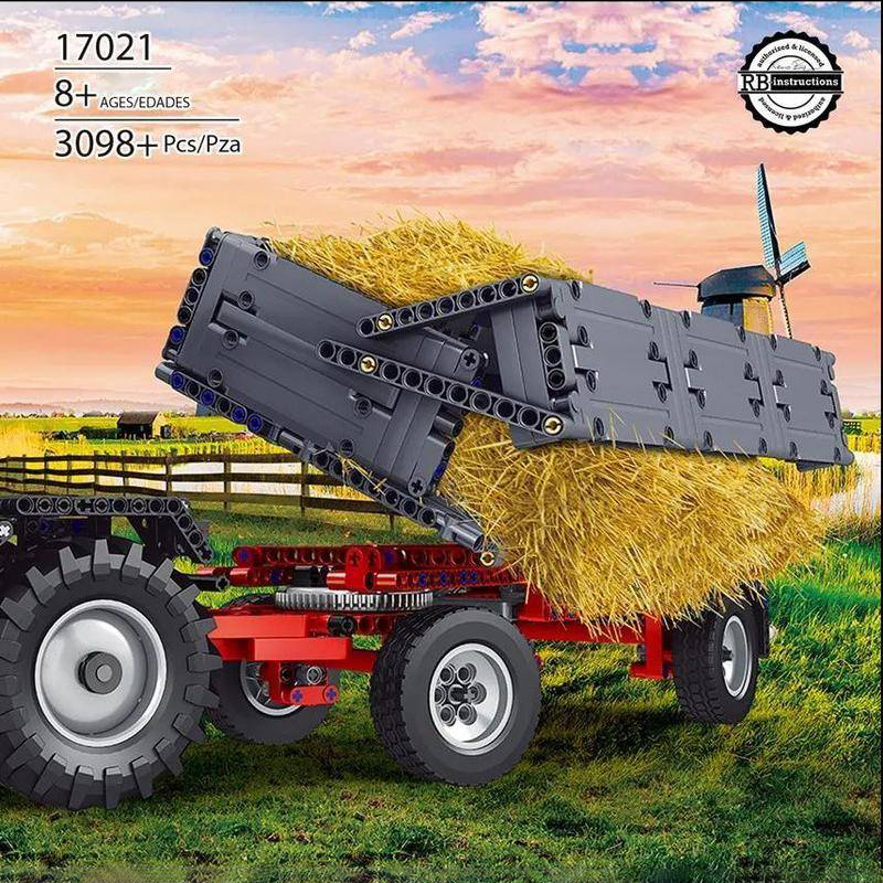 Mould King 17021 Tractor Fastrac 4000er series with RC 5 - WANGE Block