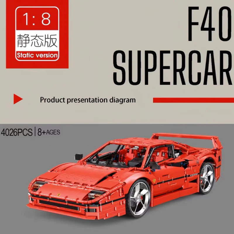 Small Angle X001 Ferrari F40 6 - WANGE Block