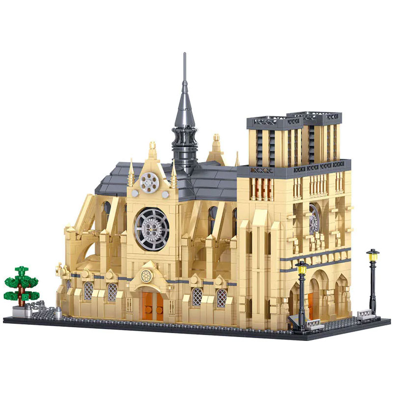 ZHEGAO QL0964 Cathedrale Notre Dame de Paris 1 - WANGE Block