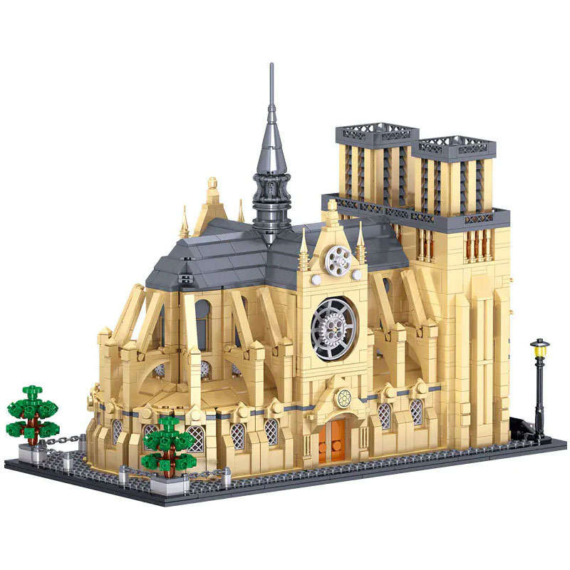 ZHEGAO QL0964 Cathedrale Notre Dame de Paris 2 - WANGE Block