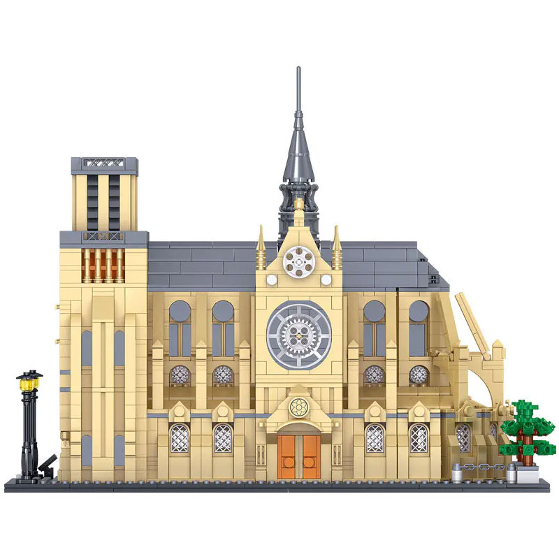 ZHEGAO QL0964 Cathedrale Notre Dame de Paris 3 - WANGE Block