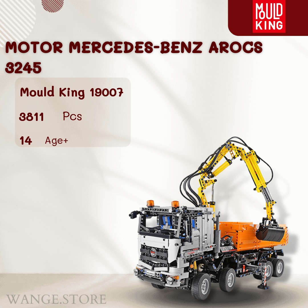 gårdsplads Hospital Tilbageholdelse MOULD KING Technician 19007 Motor Mercedes-Benz Arocs 3245 | WANGE Block