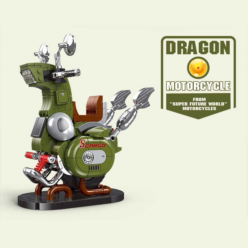 CBOX JD001 Dragon Motobcycle 4 - WANGE Block