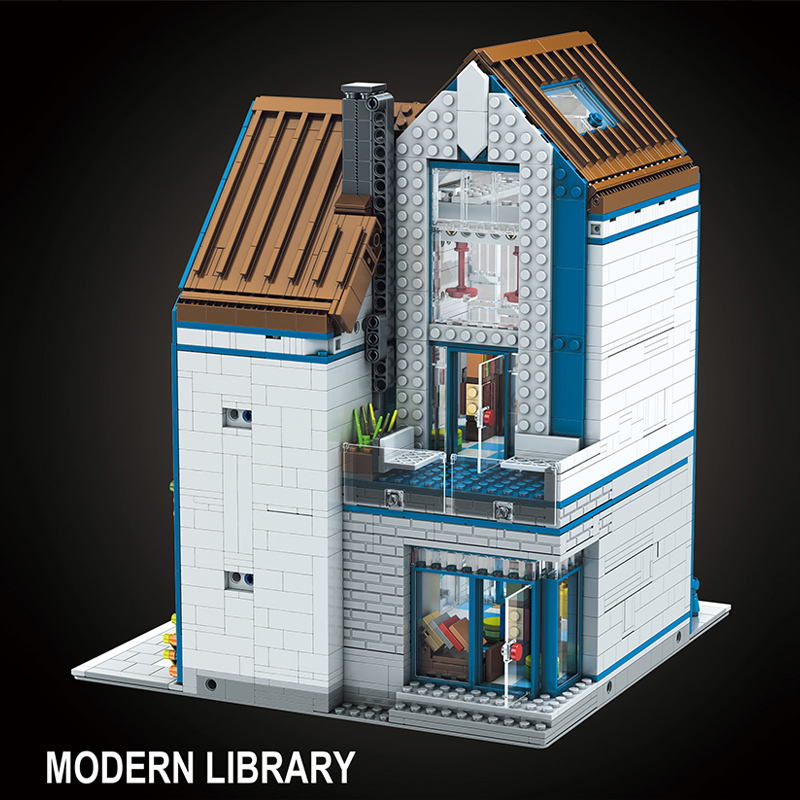 Moud King 16022 Modern Library 2 - WANGE Block