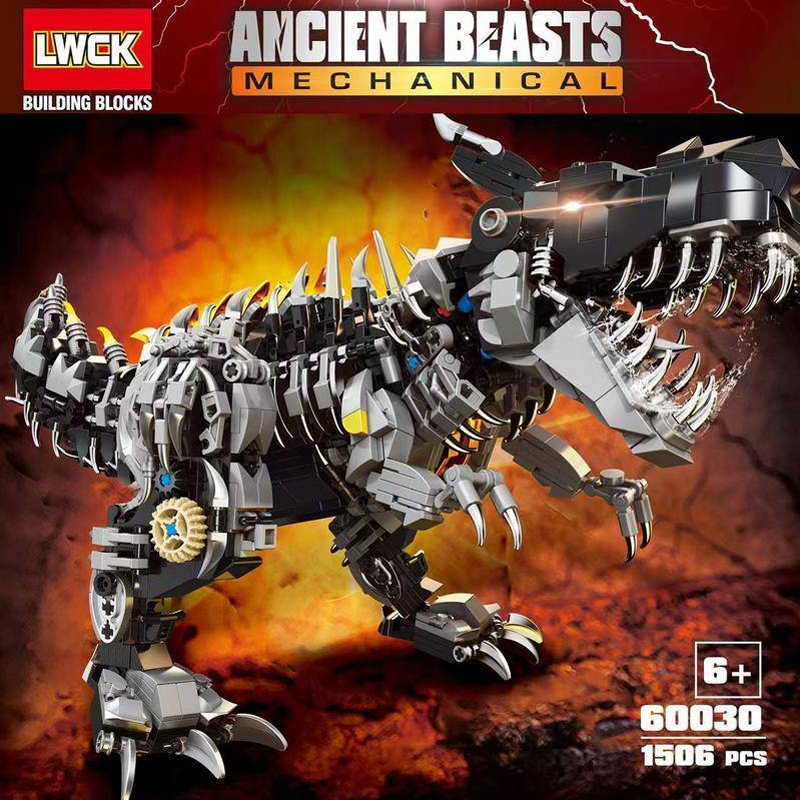 LWCK 60030 Ancient Beasts Mechanical Monster Dinosaur 1 - WANGE Block