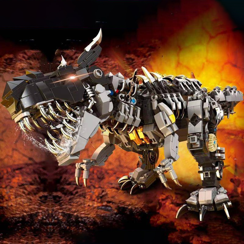 LWCK 60030 Ancient Beasts Mechanical Monster Dinosaur 3 - WANGE Block
