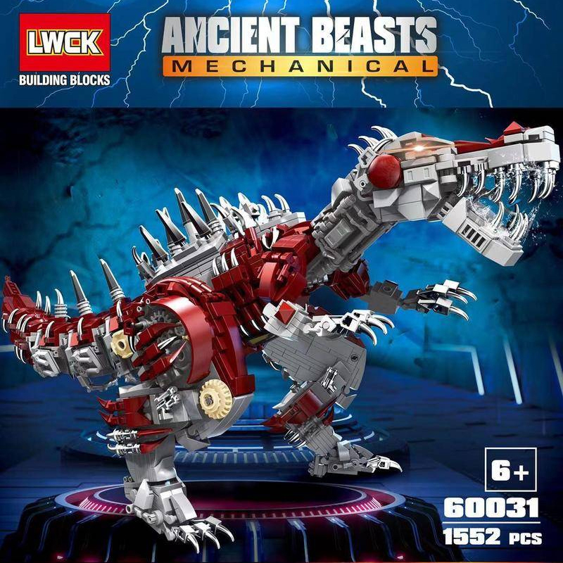 LWCK 60031 Ancient Beasts Mechanical Monster Dinosaur 1 - WANGE Block