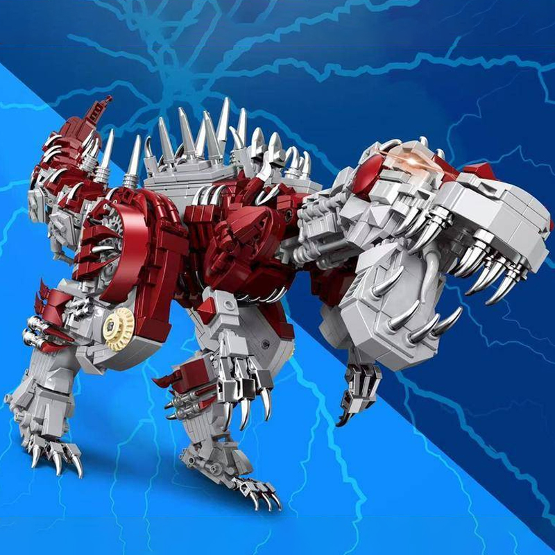 LWCK 60031 Ancient Beasts Mechanical Monster Dinosaur 4 - WANGE Block
