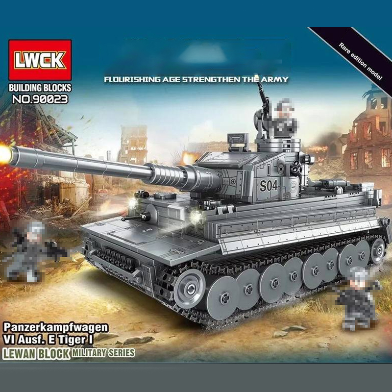 LWCK 90023 Flourishing Age Strengthen The Army Panzerkampfwagen Tiger Ausfuhrung E 1 - WANGE Block