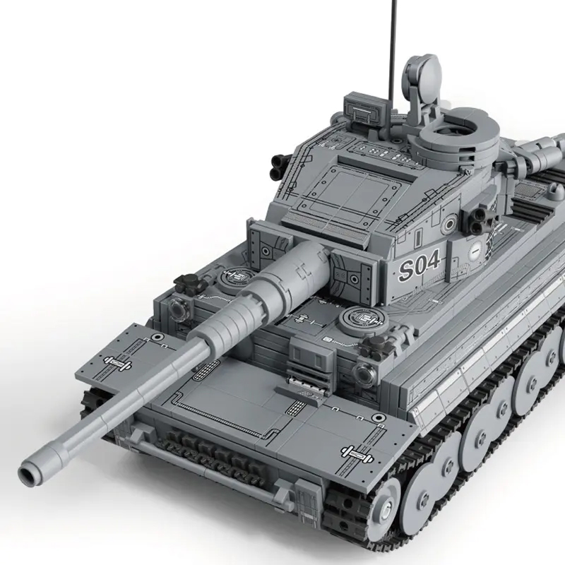 LWCK 90023 Flourishing Age Strengthen The Army Panzerkampfwagen Tiger Ausfuhrung E 2 - WANGE Block