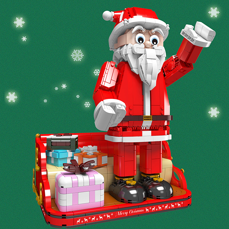 Mould King 10072 Santa Claus Christmas Seasonal 3 1 - WANGE Block