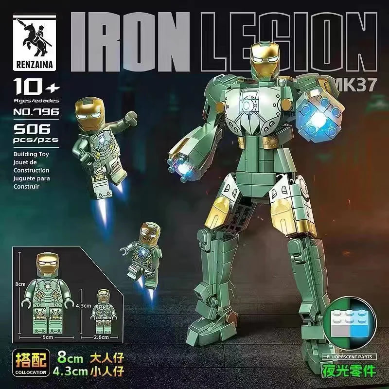 Quan Guan 796 Iron Legion MK37 4 - WANGE Block